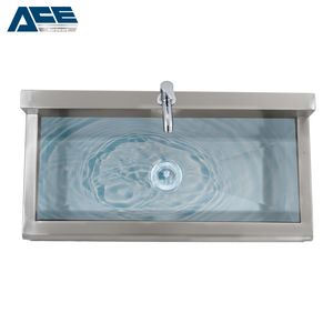 Commercial Grade Stainless Steel Wall Mount Kitchen Sink
