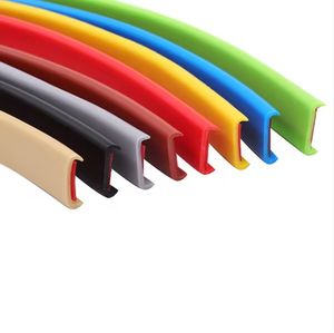 Custom Plastic Extrusion U-Shaped Rubber Seal Strip Rubber Edge Strip Weather Stripping Rubber Seal Silicone Rubber Seal Strip