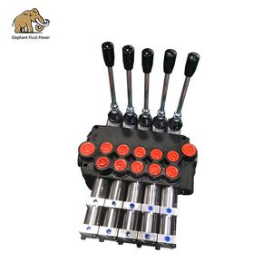 5 Spool Electric Hydraulicp80 Series Industrial Monoblock Control Valve
