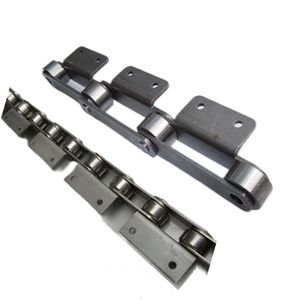 High Quality Steel Industrial Transmission Conveyor Painting Line Roller Chain with Attachment