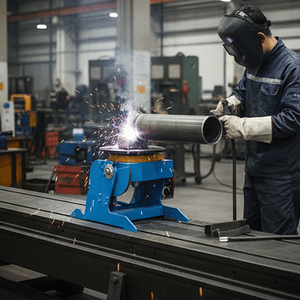Welding Positioner Turntable with 400mm Chuck
