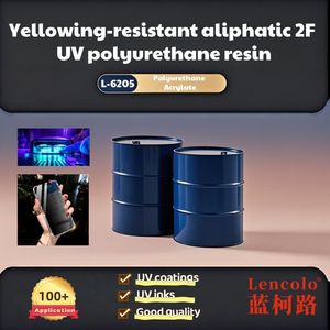L-6205 Yellowing Resistance Aliphatic 2-Functional Polyurethane Resin, UV Resin for Coatings