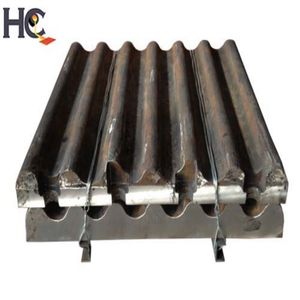 Jaw Plates of Jaw Crusher High Manganese OEM World-Class Crusher Parts