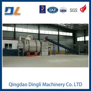 Raw Sand Drying Drum Machine