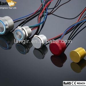 16mm Piezo Switch with Stainless Steel Material 316L IP68 Waterproof