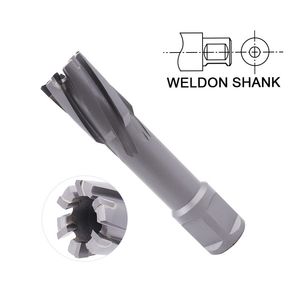 Tct Annular Broach Cutter with Weldon Shank for Metal Cutting