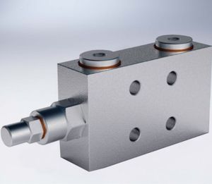 Custom Precise Load Holding Control Flange Stainless Steel One-Way Balancing Valve