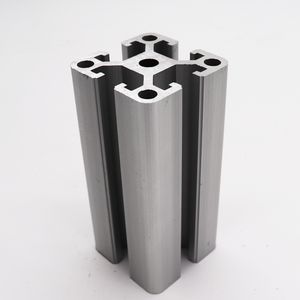 Custom Black 6060 Round Shape Aluminium Profile Extrusion