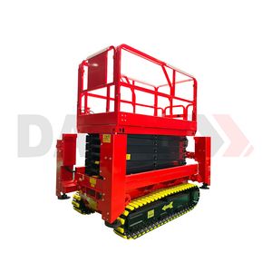 CE Certified Crawler Scissor Lift Platform for Rough Terrain Construction Work