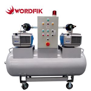 Movable Portable Vacuum System Oil Lubrication Vacuum Pump System for Hospital Medical Pressure Plant