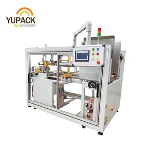 High Speed Case Erector with Single Column Palletizing System for Carton Packaging