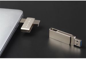 Wholesale OEM Retractable Promotional USB Flash Drive 64 GB, 128gbgift USB 3.0available Up103 Metal