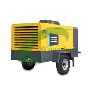 Atlas Copco Xats 350 Portable Diesel Air Compressor for Construction Applications