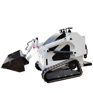 Cheap Mini Skid Steer Loader for Sale Diesel Mini Tracked Mini Skid Steer Loader with 4 in 1 Bucket Wheel Loader
