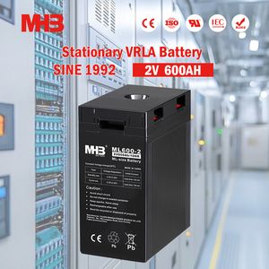 Mhb Industrial 2V 600 Ah Lead Acid AGM Standby Battery for Renewable Energy Battery Storage