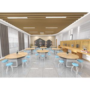 Factory Price Wear Resistant Practical Operation Table Cabinet Labor Technology Classroom Furniture