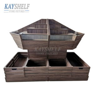 Supermarket Retail Display Shelf Rack for Fruit and Vegetable Store