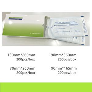 Medical Grade Sterilization Dental Autoclave Disposable Flat Self-Adhesive Pouches