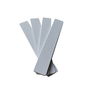 Custom Logo White Rectangle File Nails Care Nail File 80/80 Grit