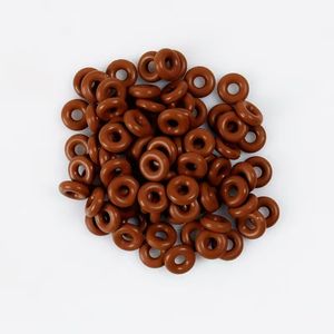 High-Temperature Resistant O-Ring, Fluorine Rubber with 20-90 Shore a Hardness