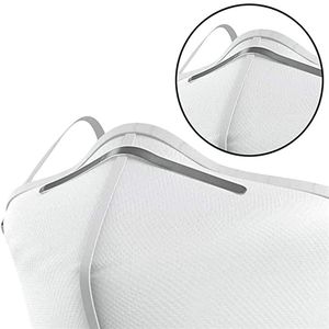 Mask Nose Clip Double Wire Strips Flexible Metal Aluminum Face Bridge Mask