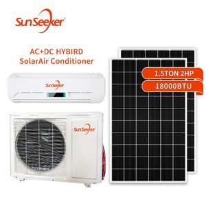 AC/DC Hybrid Solar Air Conditioning System for Grid Connected Power Generation