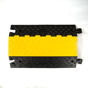 New Arrive 3 Channel Cable Ramp Speed Bump Rubber Cover Protector