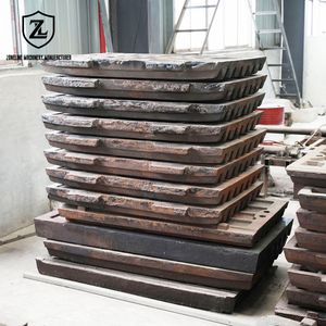 Robust Jaw Crusher Movable Jaw Plate Parts for Copper and Gold Ore Mining