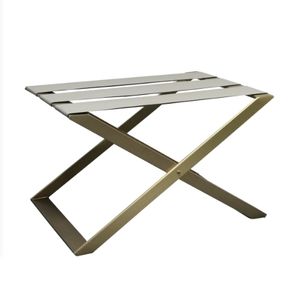 Stainless Steel Hotel Bedroom Luggage Rack