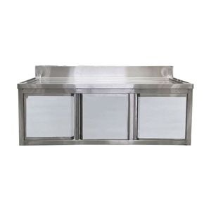 Stainless Steel Worktable CE Approved Changtai Carton Kitchen Working Table Cabinet