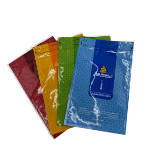 Customized Printing Logo Packaging Resealable Stand up Pouch Plastic Zip Lock with Window Mylar Bags Custom Shape Packaging Food Mylar Bag