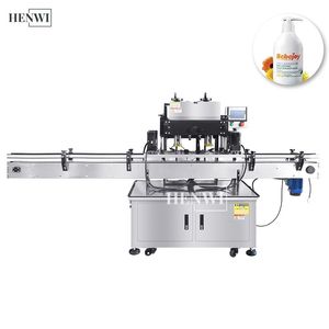 Automatic Servo Motor 4 Wheel Dropper Screw Trigger Plastic Bottle Capping Machine