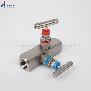 Instrument 6000 Psi Stainless Steel L Type 2 Valve Manifolds Instrumentation Manifolds