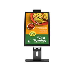 Wall-Mounted Self Ordering Kiosk Hsk-SA15 Smart Touch Screen Restaurant Menu Machine