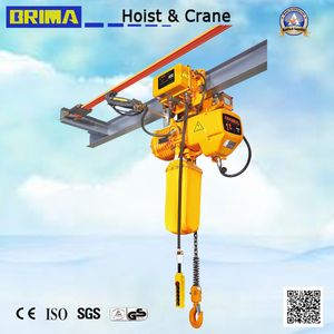 Brima 500kg 3m Single Speed Electrical Chain Hoist with Electric Trolley