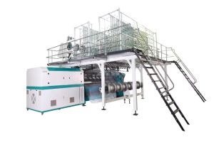 Multibar Fall Plate Lace Warp Knitting Machine