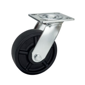 Wbd Factory Direct 4 5 6 8 Inch Heavy Duty High Temperature Heavy Wheel Black Phenolic Caster Wheels Universal Castor