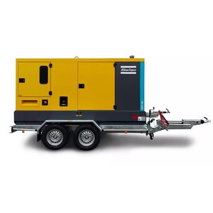 Atlas Copco Qes 150 Portable Mobile Diesel Generator with Trailer