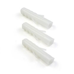 Wholesale Durable PE PVC Plastic Wall Anchor Grey White Plastic Anchor Wall Plug