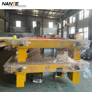 Indoor and Outdoor Handling Electric Rail Transfer Cars Flat Carriage