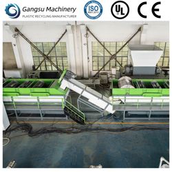 China Manufacturer Waste PP PE HDPE LDPE Plastic Recycling Films Plastic Washing Line