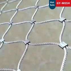 Durable Stainless Steel Wire Rope Netting for Zoo Enclosure Safety