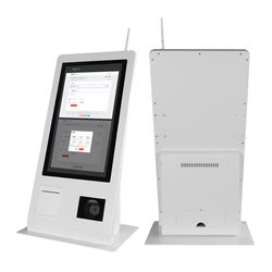 15.6inch Self-Service POS Terminal NFC Payment Kiosk Cash Register System Touch Screen All in One POS Machine 80 Printer Scanner Restaurant Retail