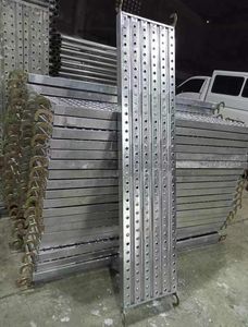 Building Material Ringlock Scaffolding Galvanized Layher Metal Scaffold Scaffolding Steel Plank