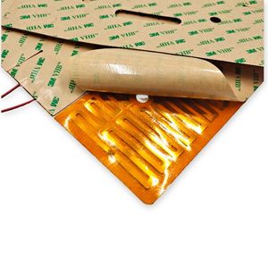 12V 24V Electric Polyimide Kapton Heater Pi Heating Film with Adhesive