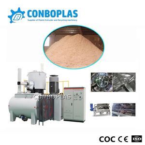 Plastic Wood Powder Heating Cooling High Speed Mixer