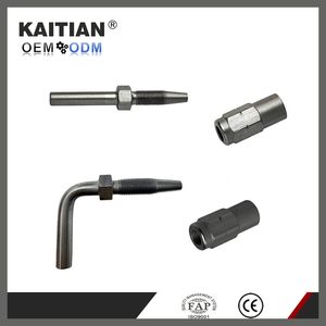 Used on High Pressure Resin Tubing Hose Connectors 45° Lubrication System Accessories Hose Connectors