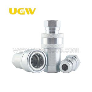 Factory Direct Carbon Steel Kze Hydraulic Application Quick Coupling
