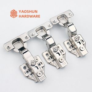 Upscale New Product Iron Hydraulic Furniture Fitting Buffering 3D Adjustable Hinges Cabinet