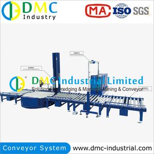 Customer-Made Automatic Manufacturer Shrink Packaging Carton Sealing Strapping Rotary Arm Stretch Film Roll Pallet Wrapping Machine